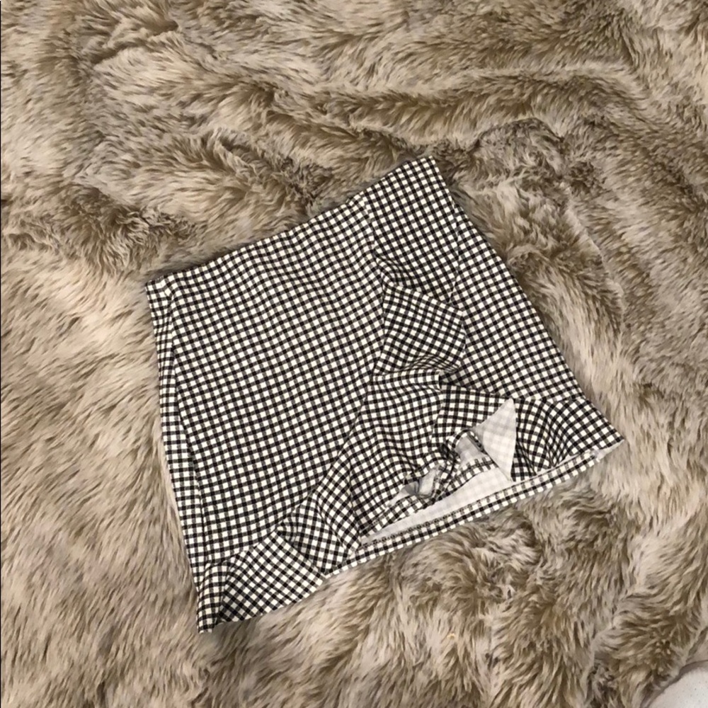 Gingham skirt from Missguided